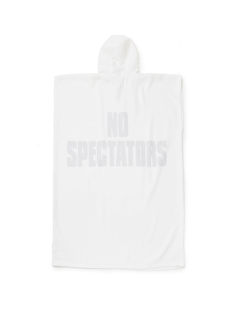 NOMADIX NO SPECTATORS CHANGING PONCHO WHITE