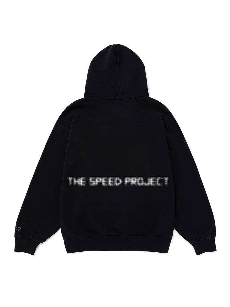 TSP CROSSED EYES HOODED SWEATSHIRT BLK