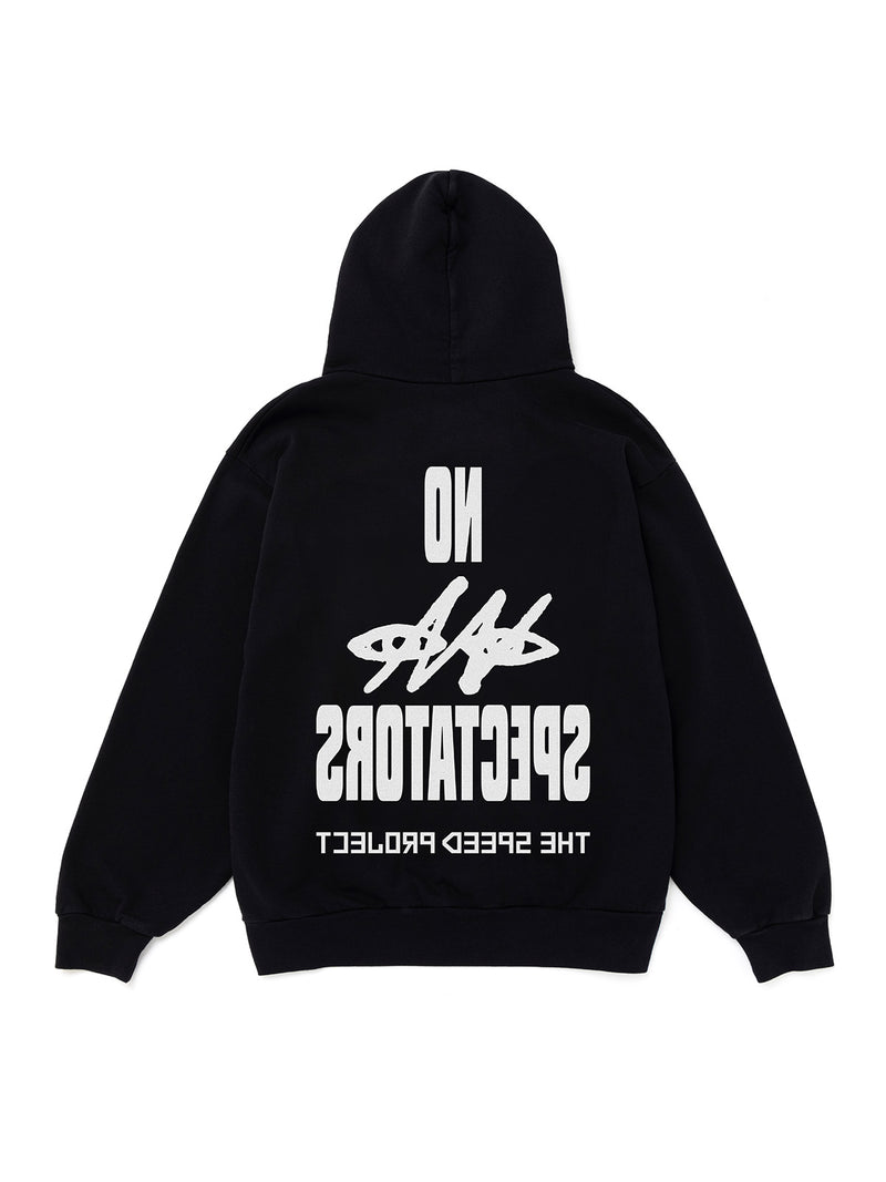 TSP MIRROR HOODED SWEATSHIRT BLK