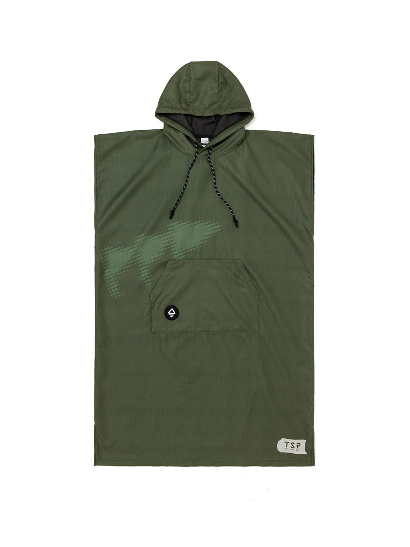 NOMADIX NO SPECATATORS ULTRALIGHT CHANGING PONCHO OLIVE