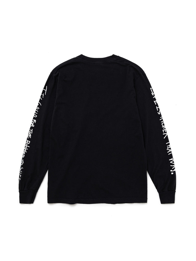 TSP IT IS GOOD FOR THE RUNNER LS TEE SHIRT BLACK