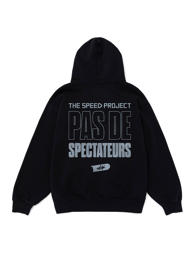 PAS DE SPECTATORS HOODIE BLK