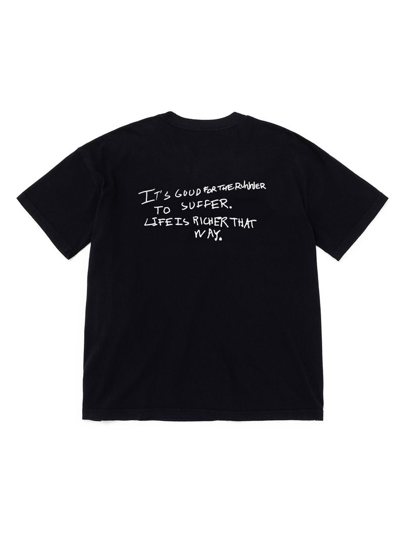 TSP IT IS GOOD FOR THE RUNNER SS TEE SHIRT BLACK